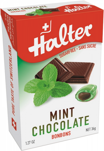 Halter Miętowo-czekoladowe cukierki (Mint Chocolate), 36 g