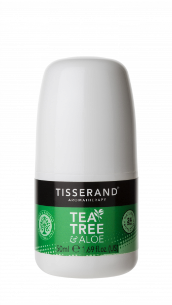 Tisserand Tea Tree & Aloe Vera dezodorant w kulce, 50 ml