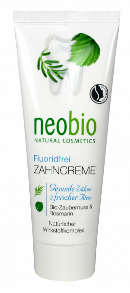 NEOBIO Oczar wirginijski i rozmaryn BIO bez fluorków, 75 ml