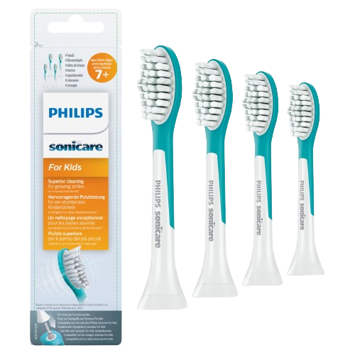 Philips Sonicare For Kids Standard HX6044/33, końcówki do szczoteczki elektrycznej, 4 szt.