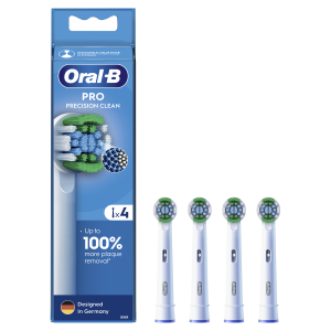 Oral-B wymienne końcówki Precision Clean EB 20-4, 4 szt.