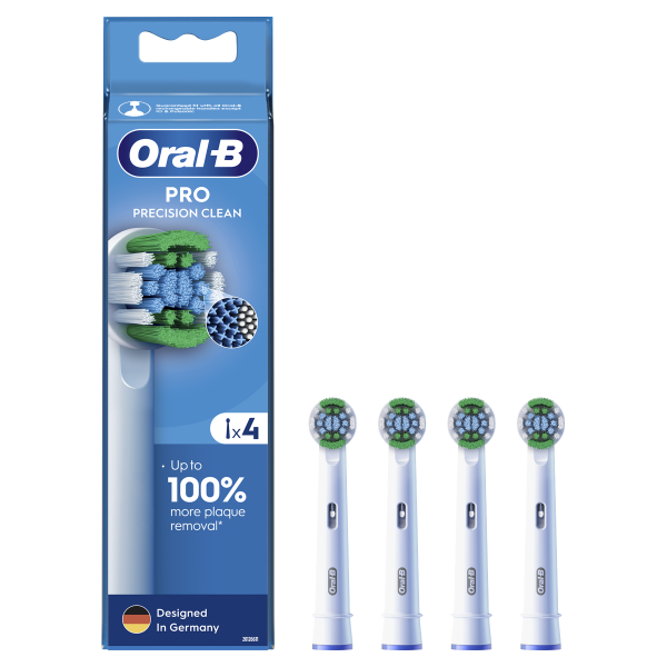 Oral-B wymienne końcówki Precision Clean EB 20-4, 4 szt.