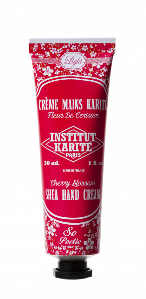 Institut Karité Cherry Blossom lekki krem do rąk z masłem shea 30 ml