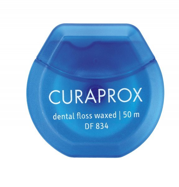 Curaprox DF 834 dental floss nić lekko woskowana, 50 m