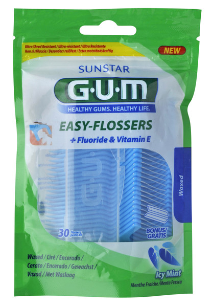 GUM Easy Flosser, 30 szt. + futerał podróżny