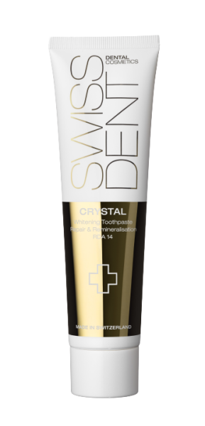 SWISSDENT CRYSTAL regenerująca krem do zębów bez fluorków, 100 ml