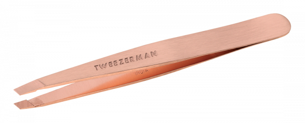 Tweezerman SLANT Tweezer pęseta z różowego złota