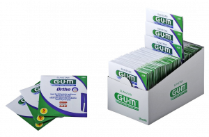 GUM ORTHO FLOSS – superfloss do czyszczenia aparatów ortodontycznych, 5 szt.