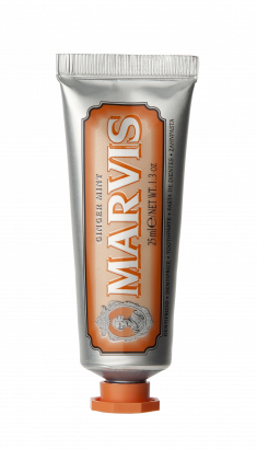 Marvis MARVIS Ginger Mint  fluorowana pasta do zębów, 25 ml — Składniki i ocena