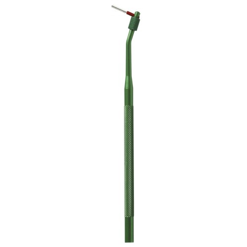 Curaprox UHS 410 Pojedynczy aluminiowy uchwyt z zaciskiem gwintowym, zielony