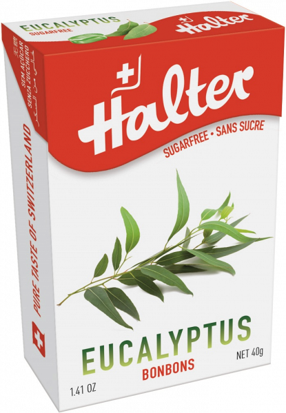 Halter Eucalyptus cukierki, 40 g