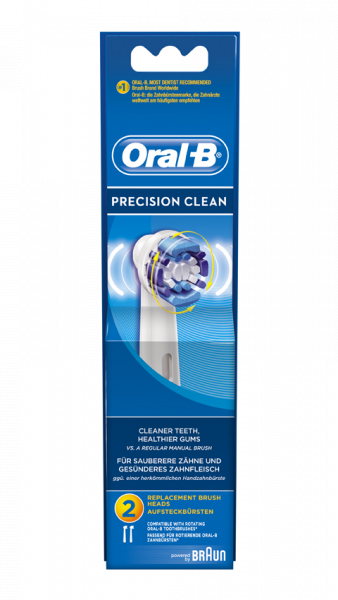 Oral-B Precision Clean EB20-2 wymienne końcówki, 2 szt.