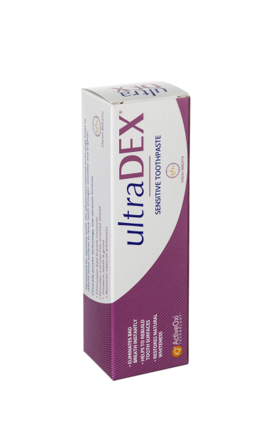 UltraDEX Sensitive remineralizująca i wybielająca pasta do zebów, 75 ml