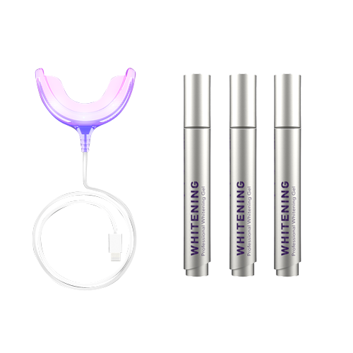 Smilepen Whitening Kit, zestaw do wybielania zębów z akceleratorem LED (3 x żel)
