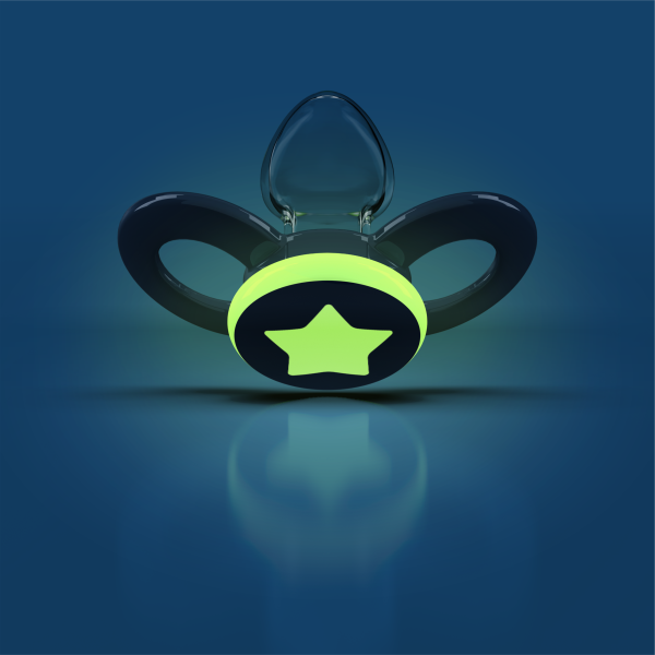 Dentistar smoczki ortodontyczne 6-14 miesięcy, niebieske