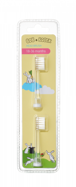 Bob a Bobek baby zapasowa głowica, 18-60 miesięcy, 2 szt.