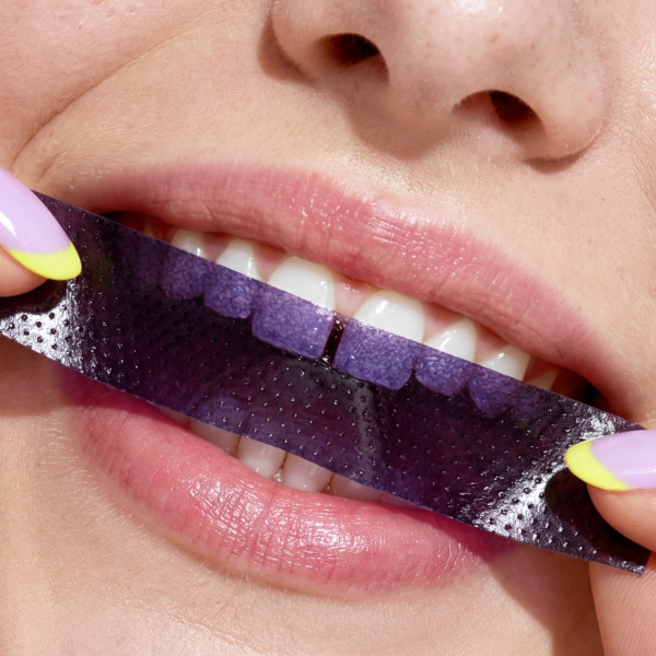 Pop Purple Whitening Strips, paski wybielające neutralizujące żółty odcień, 10 szt.