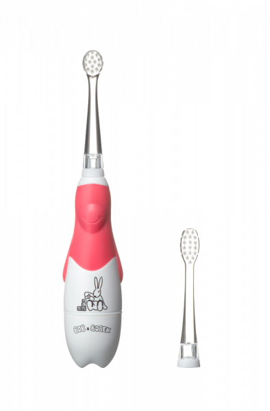 Bob i Bobek baby soniczna szczoteczka do zębów różowy, 0-5 lata