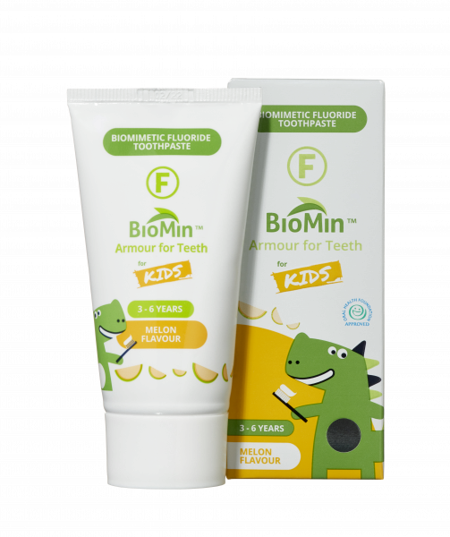 BioMin F żelowa pasta do zębów dla dzieci , melonowa 37,5 ml