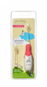 Bob i Bobek baby soniczna szczoteczka do zębów różowy, 0-5 lata