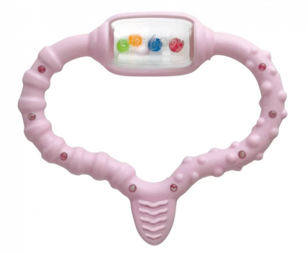 Curaprox CuraBaby Girl Gryzak różowy