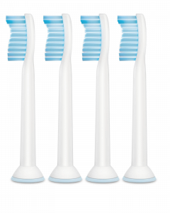 Philips Sonicare Sensitive HX6054/07, końcówki do szczoteczki elektrycznej, 4 szt.