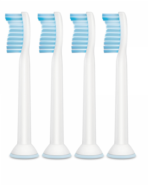 Philips Sonicare Sensitive HX6054/07, końcówki do szczoteczki elektrycznej, 4 szt.