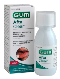 GUM AftaClear płyn do płukania jamy ustnej, 120 ml