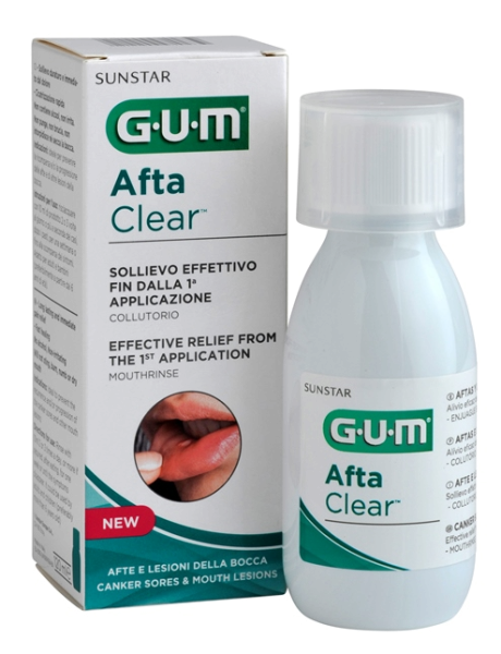 GUM AftaClear płyn do płukania jamy ustnej, 120 ml