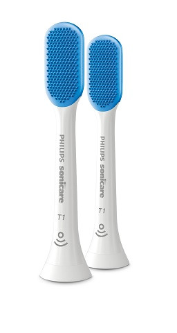 Philips Sonicare Tongue Care+ White końcówki do szczoteczki sonicznej do czyszczenia języka HX8072/01, 2 szt.