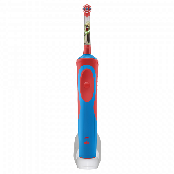 Oral-B Vitality KIDS Star Wars elektryczna szczoteczka dla dzieci + pudełko z kredkami z motywem Star Wars