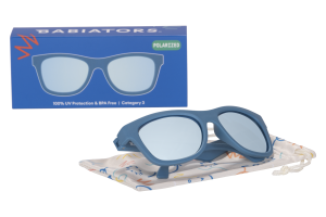 BABIATORS Polarized Navigator Midnight Blue, lustrzane okulary przeciwsłoneczne z polaryzacją, niebieske, 6+