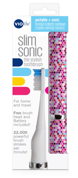 Violife Slim Sonic MOSAIC soniczna szczoteczka na baterie
