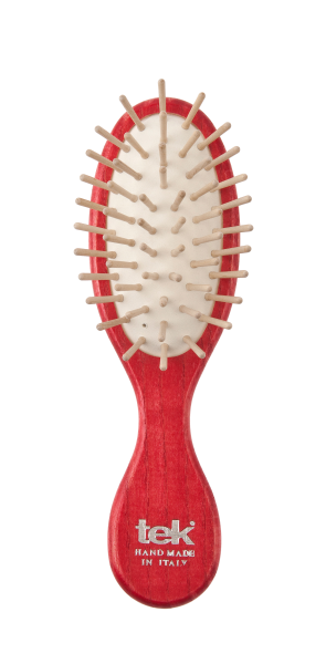 Tek MULTICOLOR szczotka do włosów w kolorze czerwony