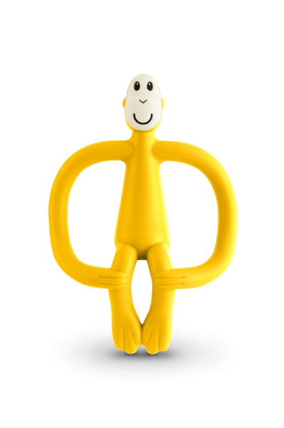 Matchstick Monkey Gryzak Masujący ze Szczoteczką, Yellow