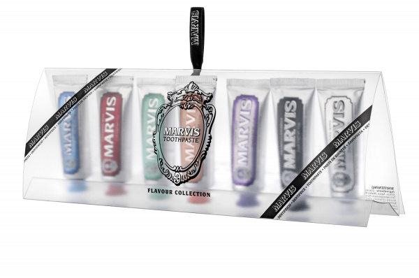 MARVIS zestaw past do zębów w rozmiarze podróżnym, 7x 25 ml