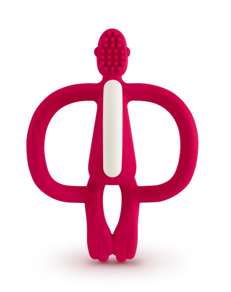 Matchstick Monkey Gryzak Masujący ze Szczoteczką, Red