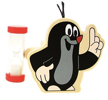 Klepsydra i stojaczek na szczoteczkę, Krecik