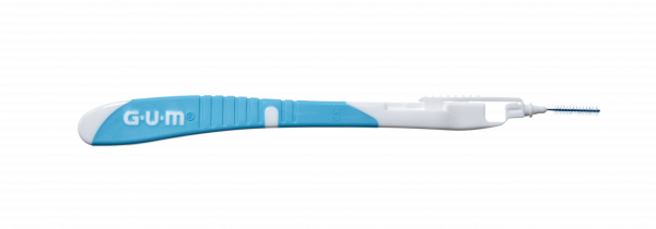 GUM BI-DIRECTION, ISO 2, przepustowość 0,9 mm, cylindryczny, niebieski uchwyt, 6 szt.