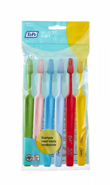 TePe Select soft, zestaw szczoteczek do zębów, 4+2 gratis