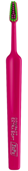 TePe Colour Compact x-soft, szczoteczka do zębów, różowa