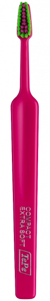TePe Colour Compact x-soft, szczoteczka do zębów, różowa