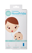 Fridababy NoseFrida Zestaw 3 w 1: aspirator + spray solankowy do nosa, 20ml + 10 filtrów higienicznych
