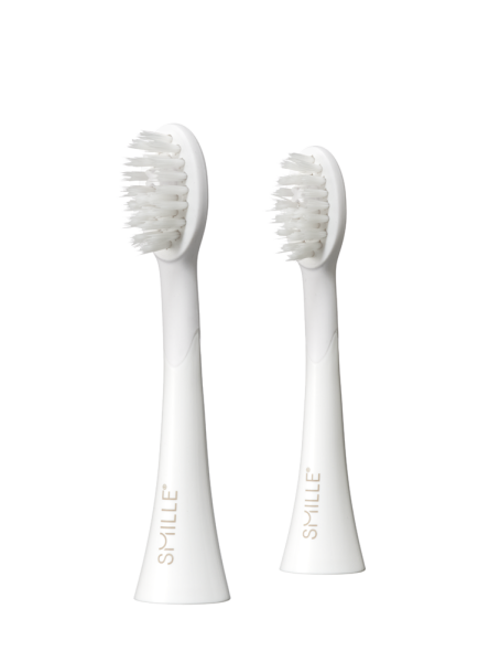 SMILLE Sonic Brush, końcówki zapasowe, białe, 2 szt.
