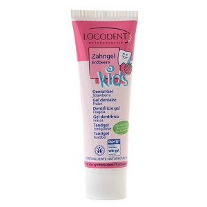 Logodent truskawkowy żel do zębów dla dzieci, 50 ml