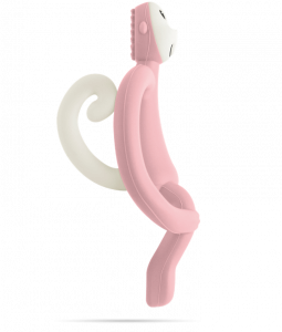 Matchstick Monkey gryzak niebieski, róźowy