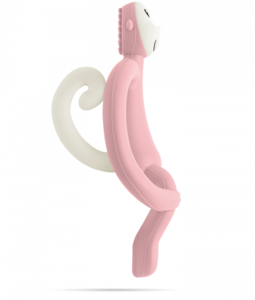 Matchstick Monkey gryzak niebieski, róźowy