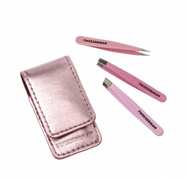 Tweezerman Zestaw 3 mini pęset w futerale