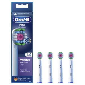 Oral-B 3D White EB 18-4, głowice zastępcze, 4 szt.
