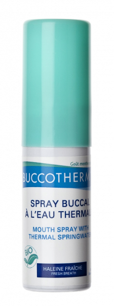 Buccotherm BIO, spray do ust dla świeżego oddechu z wodą termalną, 15 ml